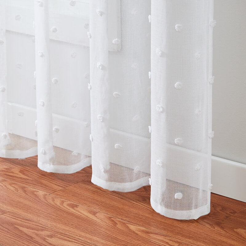 Polka Dot Sheer Curtains