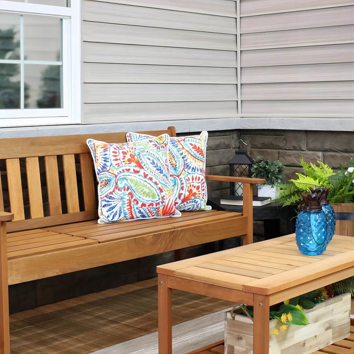 Paisley Outdoor Throw Pillow Covers
