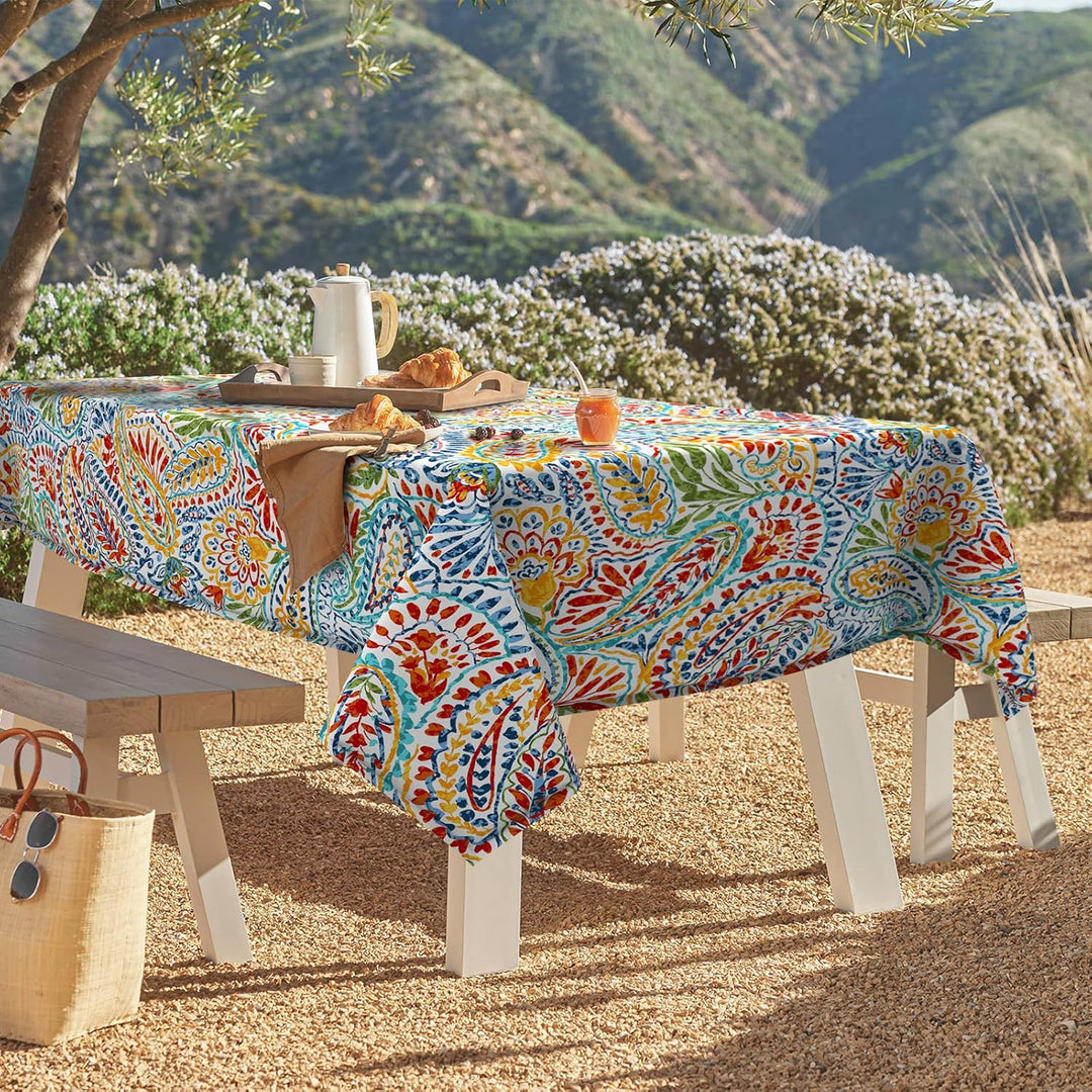 Paisley Outdoor/Indoor Tablecloth