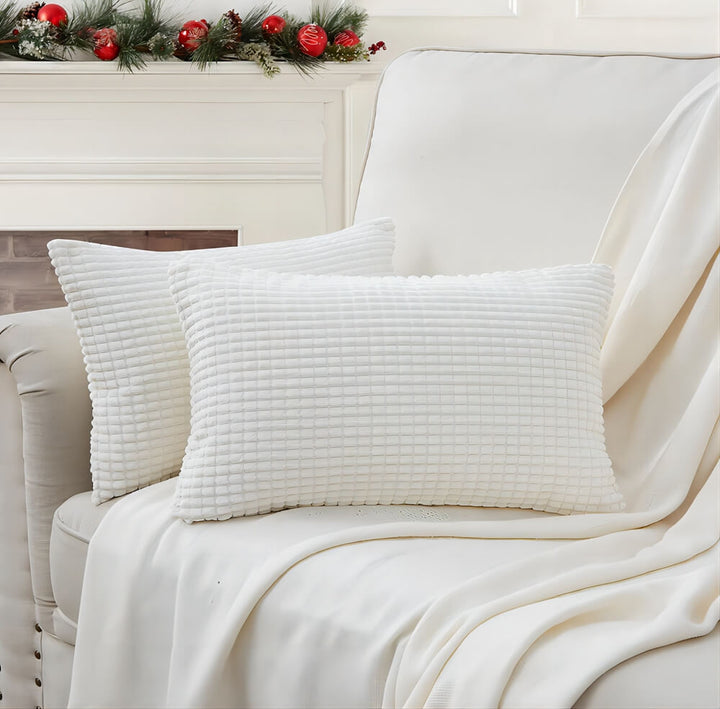 Corduroy Decorative Throw Pillow Covers