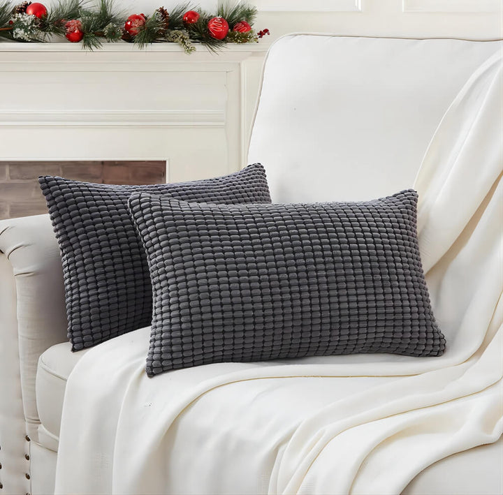 Corduroy Decorative Throw Pillow Covers
