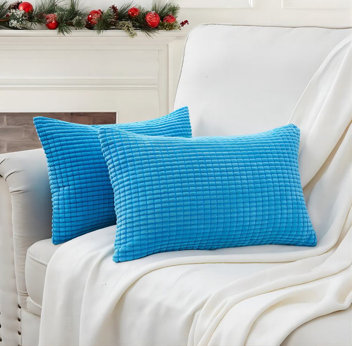 Corduroy Decorative Throw Pillow Covers