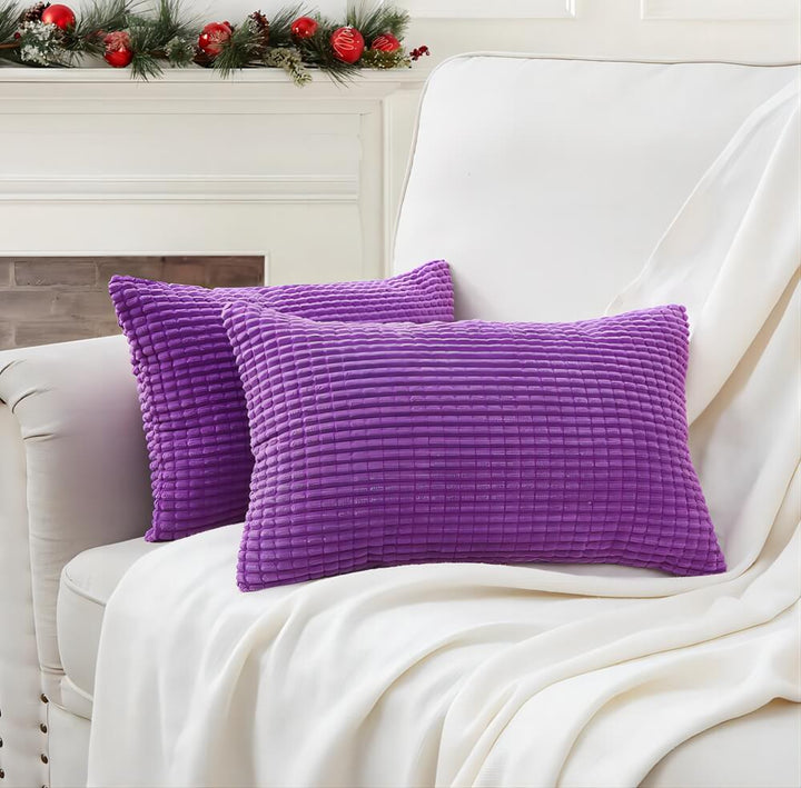 Corduroy Decorative Throw Pillow Covers