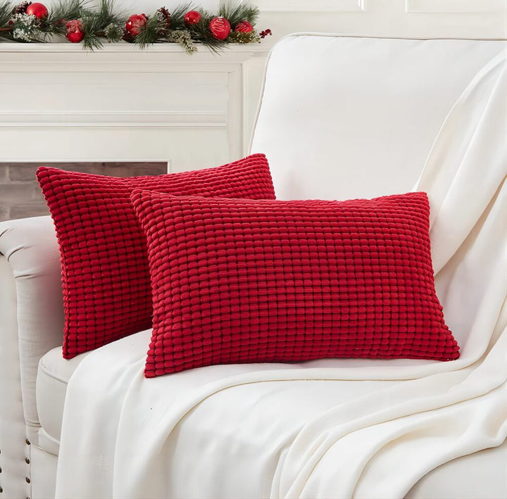 Corduroy Decorative Throw Pillow Covers
